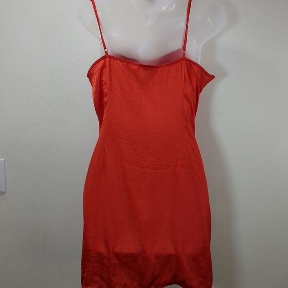 Princess Polly Women's Red Mini Slip Dress, Size 10 - Picture 5 of 10
